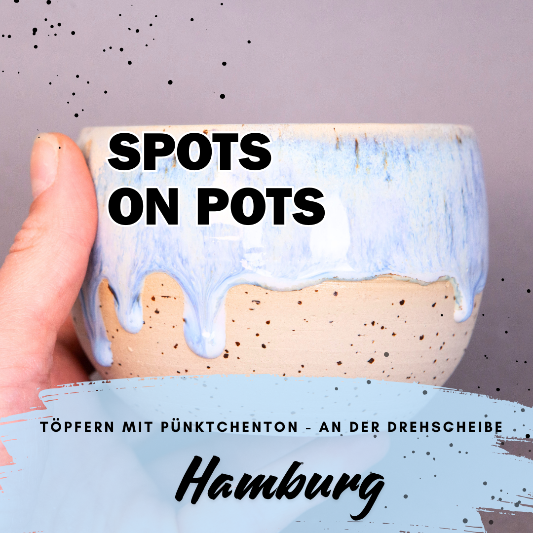 Spots on Pots - Anfänger Töpfern mit Pünktchenton an der Drehscheibe